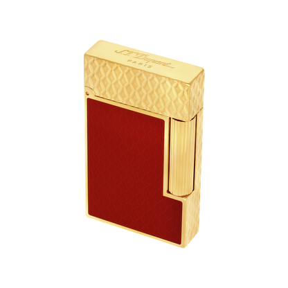 ST Dupont Feuerzeug Ligne 2 Dragon, Ltd. Edt., Burgundy