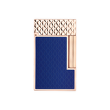 ST Dupont Feuerzeug Ligne 2 Dragon, Ltd. Edt., Royal-blue