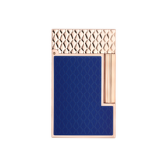 ST Dupont Feuerzeug Ligne 2 Dragon, Ltd. Edt., Royal-blue