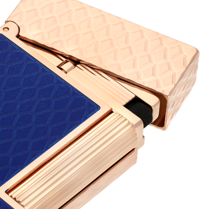ST Dupont Feuerzeug Ligne 2 Dragon, Ltd. Edt., Royal-blue