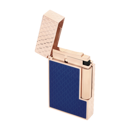 ST Dupont Feuerzeug Ligne 2 Dragon, Ltd. Edt., Royal-blue