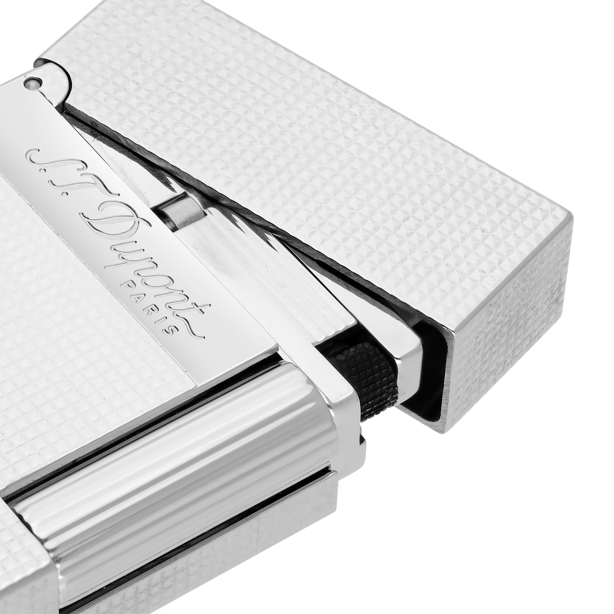 ST Dupont Feuerzeug Ligne 2 Ligne 2, Palladium, Ltd. Edt., Silver