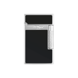 ST Dupont Feuerzeug Le Grand Dupont Le Grand S T Dupont, Palladium, Schwarz