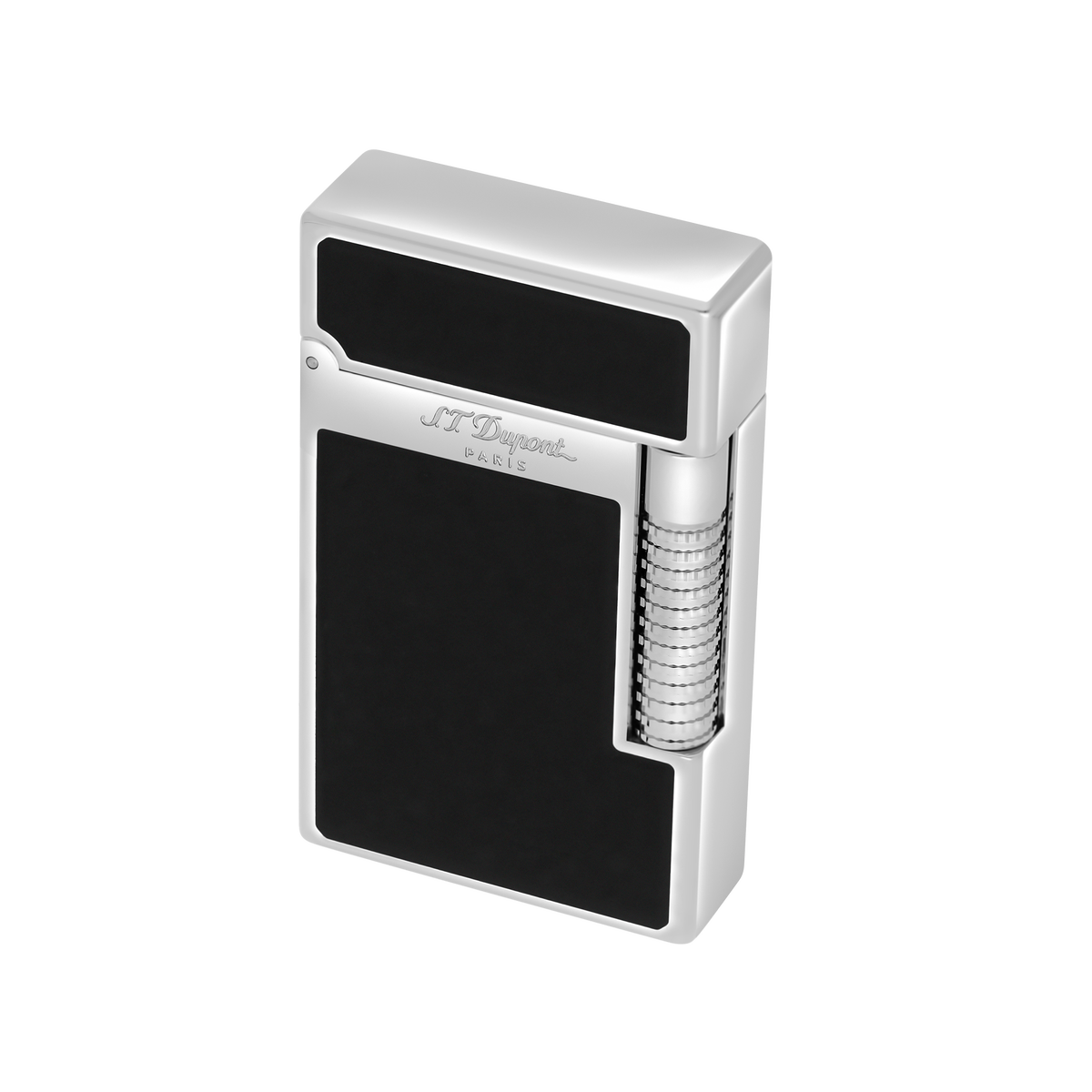 ST Dupont Feuerzeug Le Grand Dupont Le Grand S T Dupont, Palladium, Schwarz