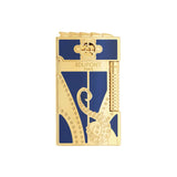 ST Dupont Feuerzeug Set Prestige Feuer Und Schrift 20000 Lieues Sous Les Mers, Ltd. Edt., Blue-gulf-stream