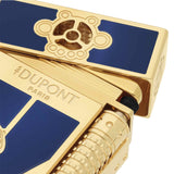 ST Dupont Feuerzeug Set Prestige Feuer Und Schrift 20000 Lieues Sous Les Mers, Ltd. Edt., Blue-gulf-stream