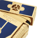 ST Dupont Feuerzeug Set Kunst Des Feuers 20000 Lieues Sous Les Mers, Ltd. Edt., Blue-gulf-stream