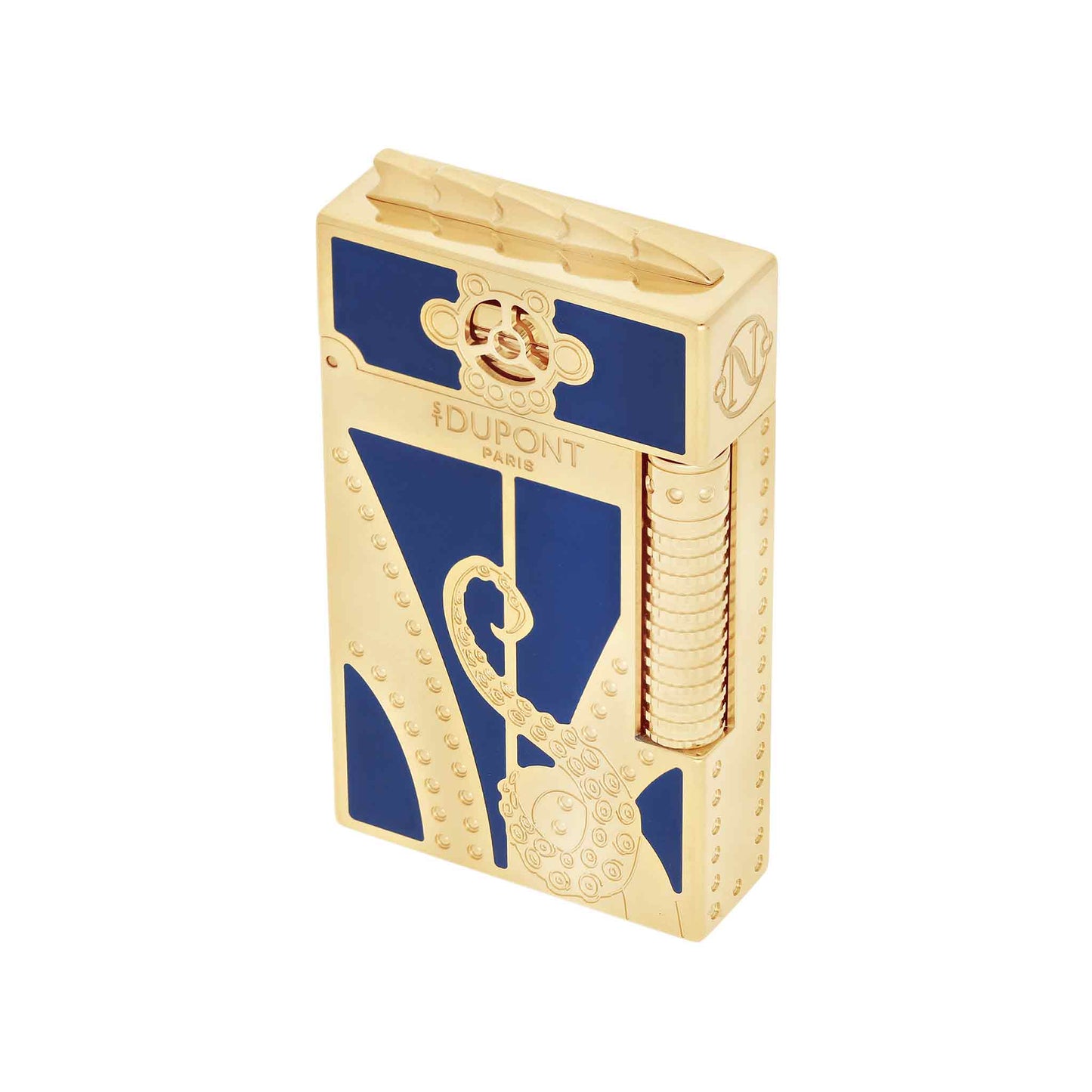 ST Dupont Lighter Set Prestige Fire and Writing 20,000 Leagues Under the Sea, Ltd. Ed., Blue-Gulf-Stream