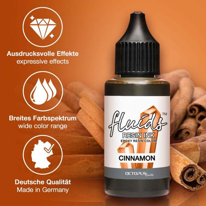 Octopus Fluids Resin Ink Cinnamon Braun