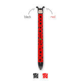 Legami Zweifarbiger Kugelschreiber, Click&Clack, Ladybug