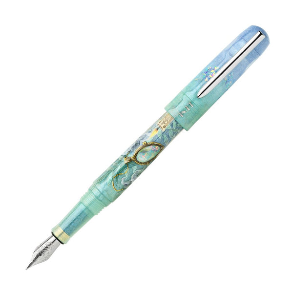 BENU Füller Talisman, White Lily, Handgemalt