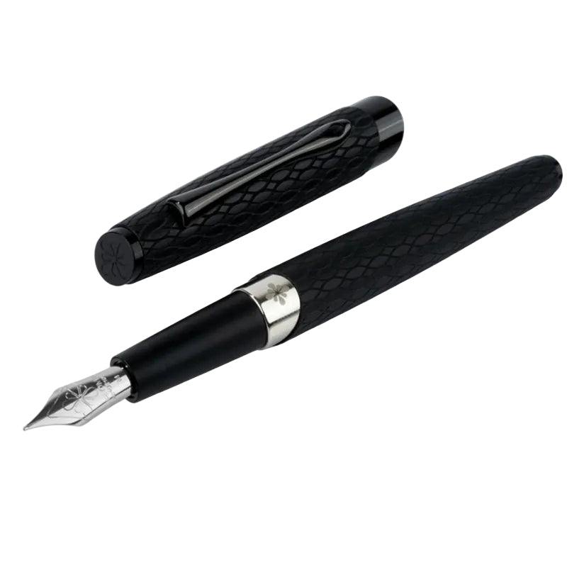 Diplomat Füller Cobra Guilloche, Schwarz