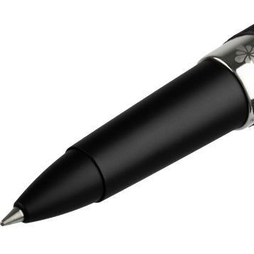 Diplomat Tintenroller Cobra Guilloche, Schwarz