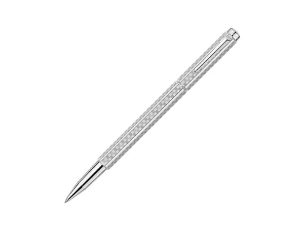 Caran d'ache, Rollerball Ecridor Damier, Silbergrau