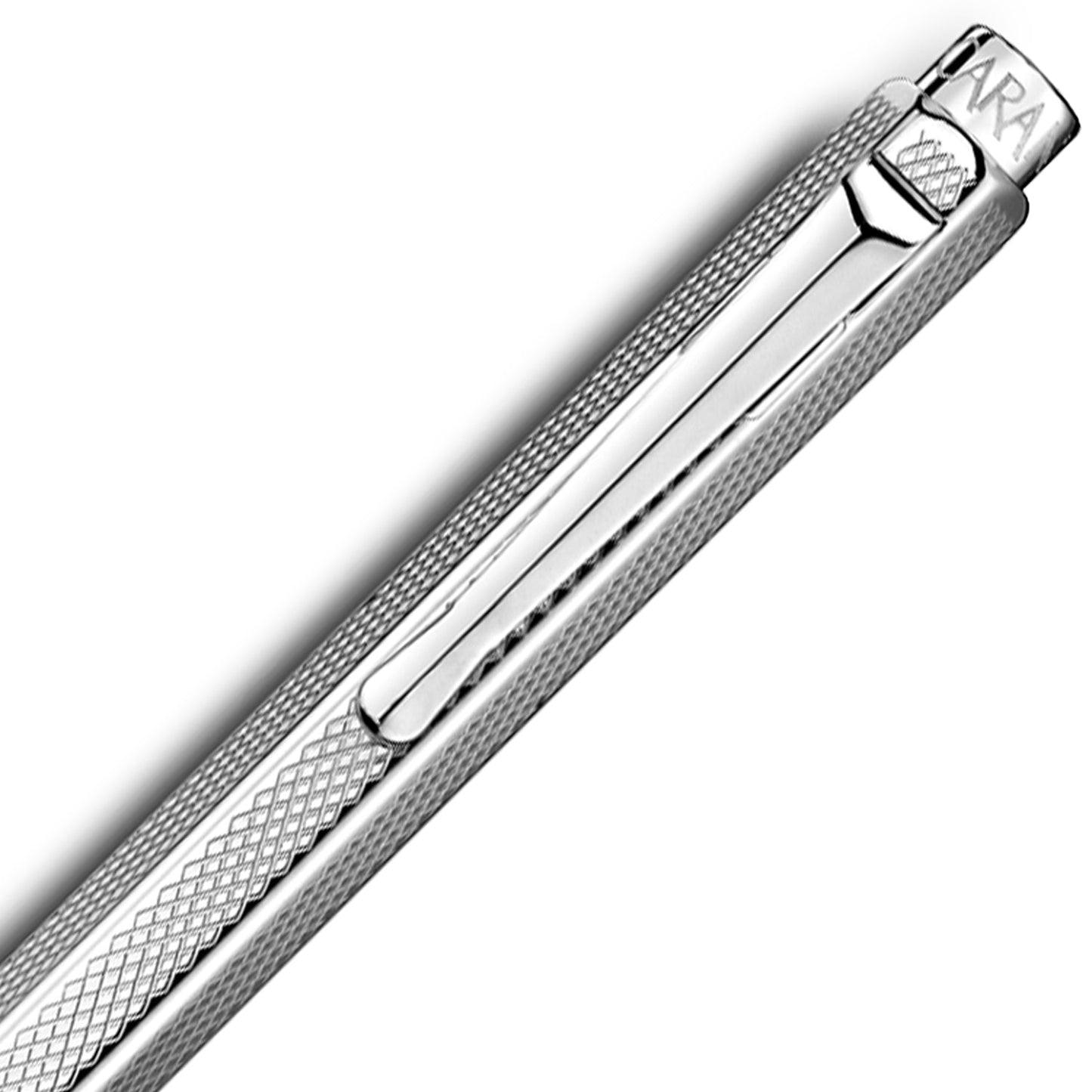 Caran d'Ache, Ballpoint Pen Ecridor, Retro Silver-Plated/Palladium-Coated, Silver