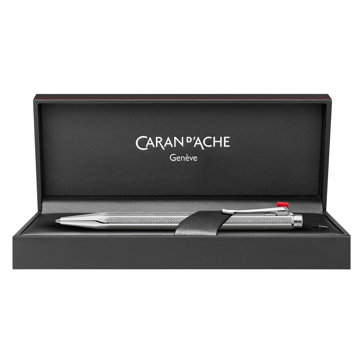 Caran d'Ache, Ballpoint Pen Ecridor, Retro Silver-Plated/Palladium-Coated, Silver