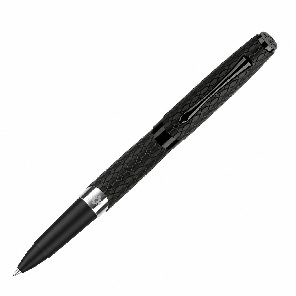 Diplomat Tintenroller Cobra Guilloche, Schwarz
