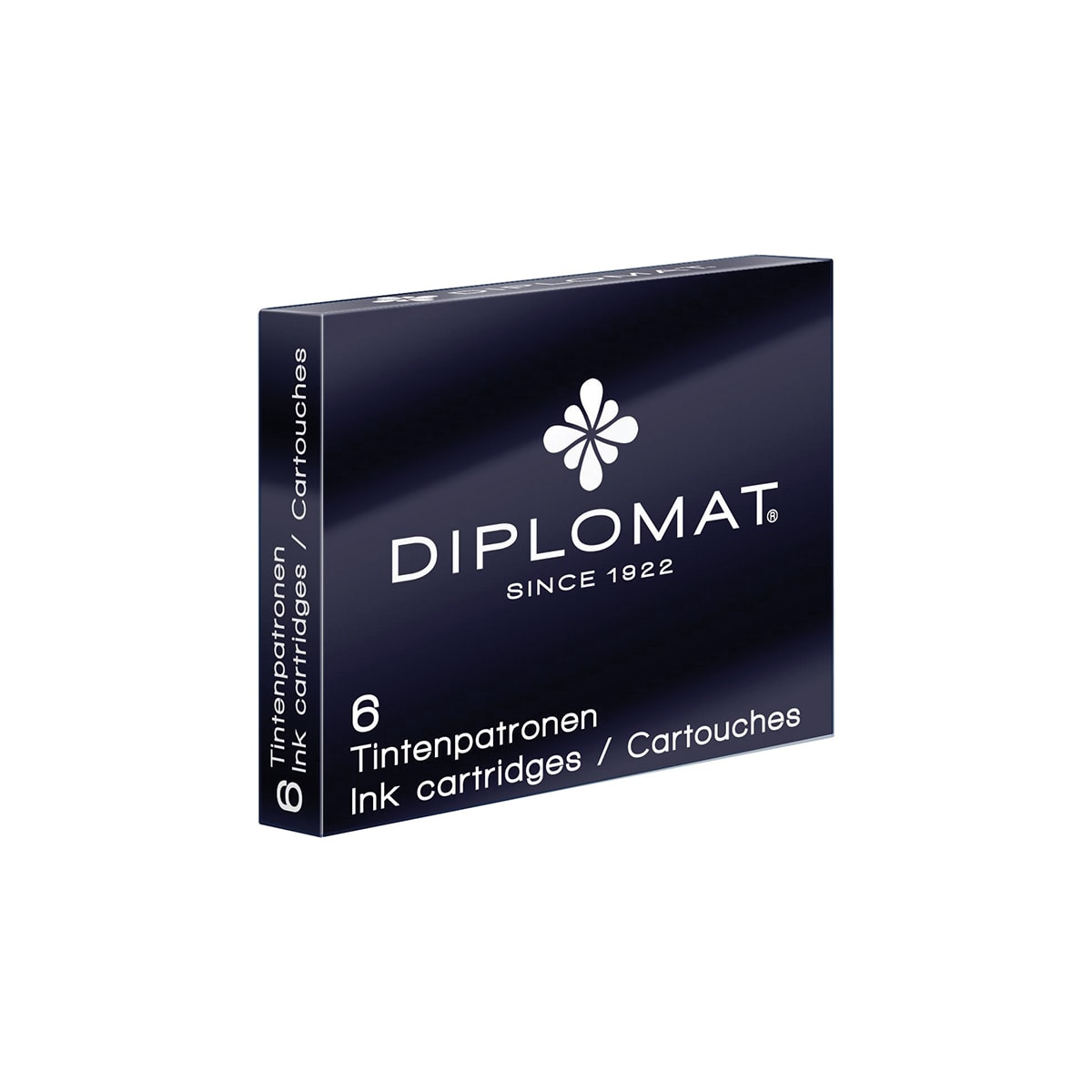 Diplomat, Tintenpatrone, 6 Stk. schwarz