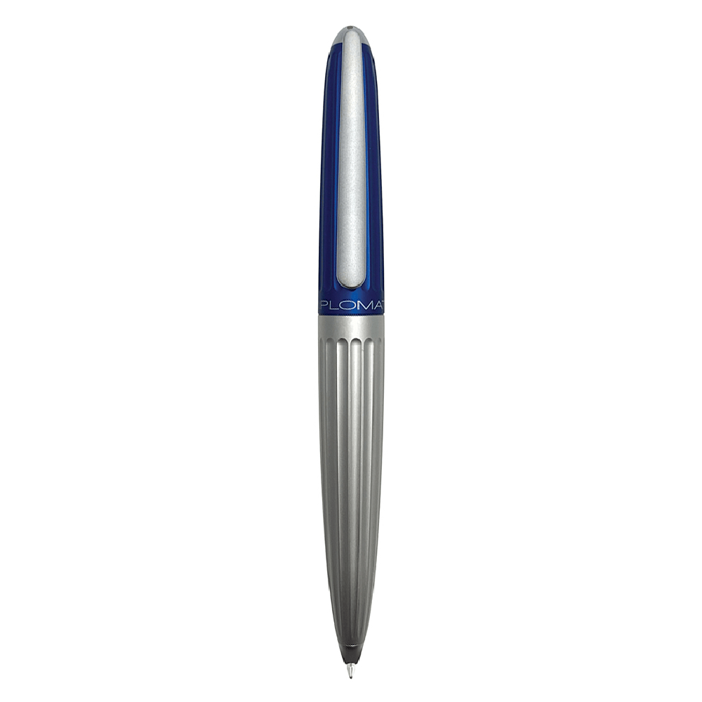 Diplomat Aero Blue Silver Ballpoint Pen
