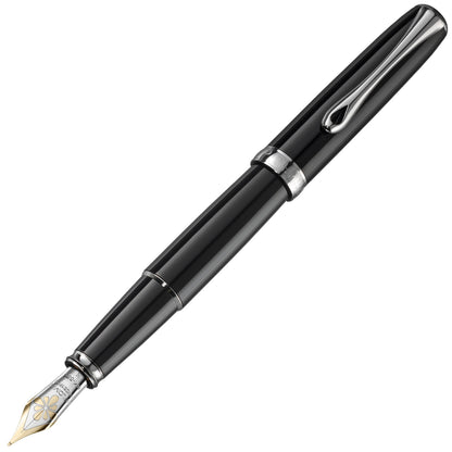 Diplomat, Excellence A2 Fountain Pen, lacquered, 14K Nib, black