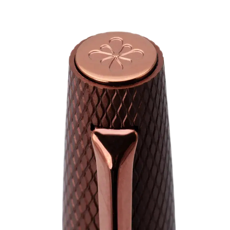 Diplomat Rollerball Pen Viper Guilloche, Brown