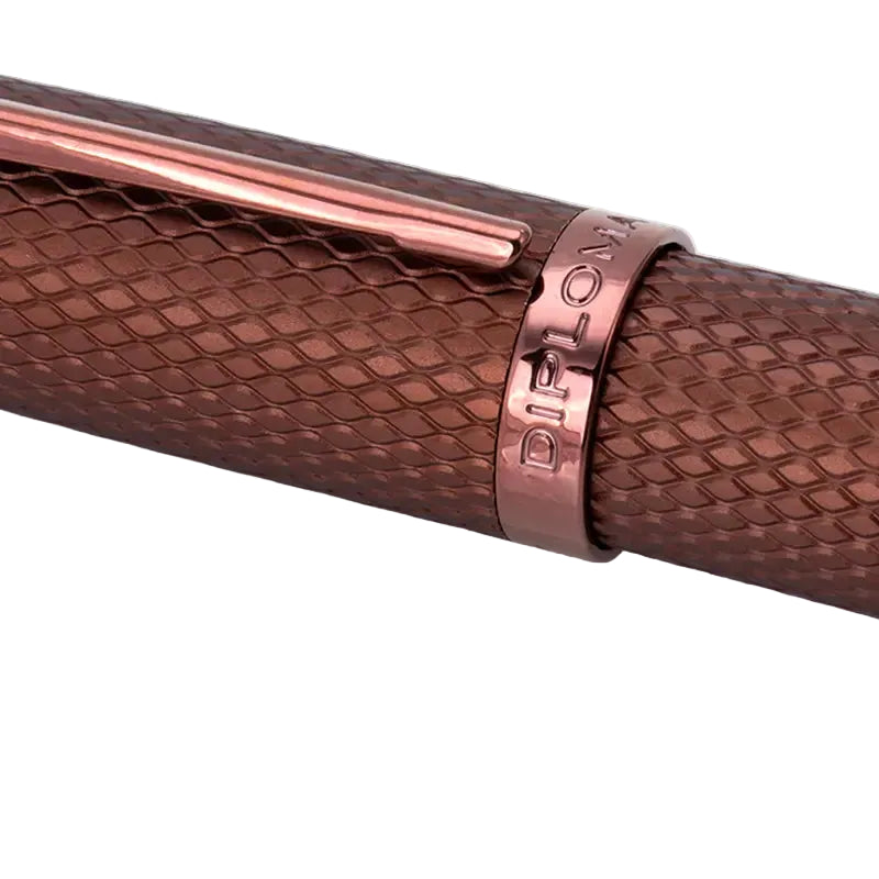 Diplomat Rollerball Pen Viper Guilloche, Brown