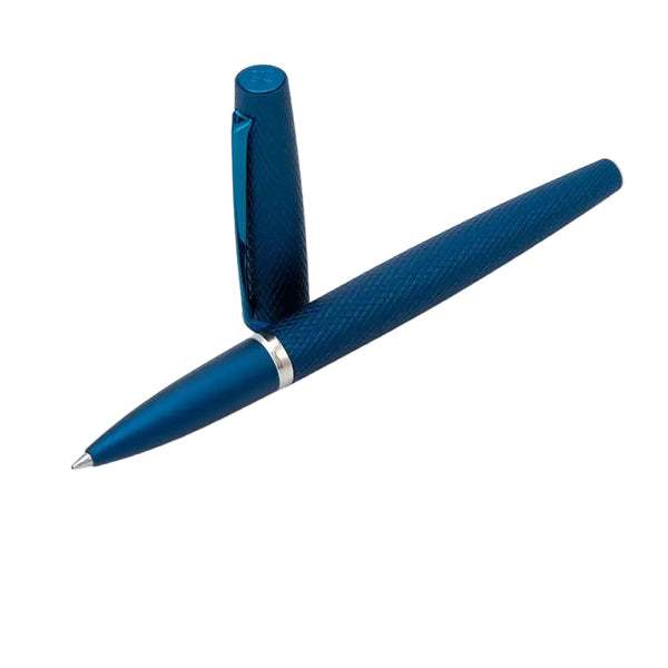 Diplomat Tintenroller Viper Guilloche, blau