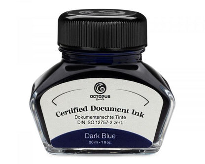 Octopus Fluids Document Ink Dark Blue, 30 ml