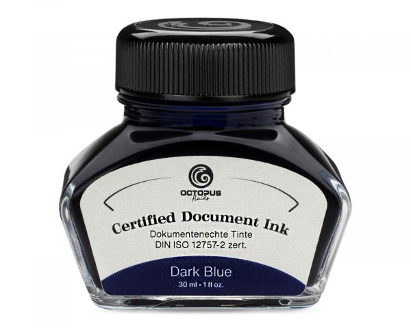 Octopus Fluids Document Ink Dark Blue, 30 ml