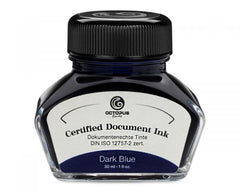 Octopus Fluids Dokumentenechte Tinte Document Ink Dark Blue, Dunkelblau, 30 ml