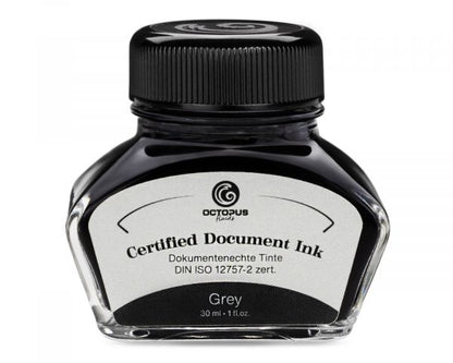 Octopus Fluids Document Inks Grey 30 ml Grey
