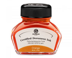 Octopus Fluids Dokumentenechte Füllhaltertinte Document Ink Orange DIN ISO 12757-2 zertifiziert