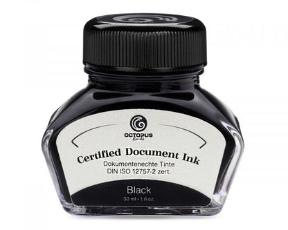 Octopus Fluids Füllhaltertinte Document Ink black Schwarz 30 ml