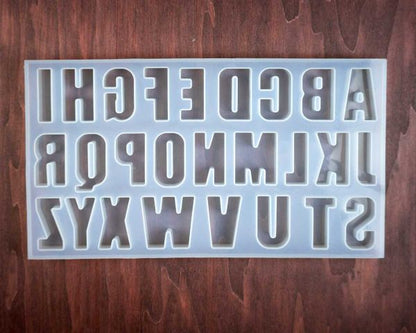 Octopus Silicone Casting Mold Letters XXL Extra Deep