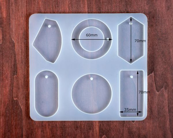 Octopus Office Silicone Casting Mold for Jewelry Pendants