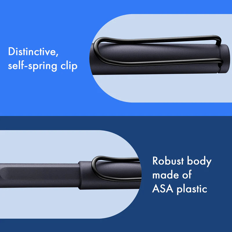 Lamy, Safari Tintenpatronenroller, Steel Black