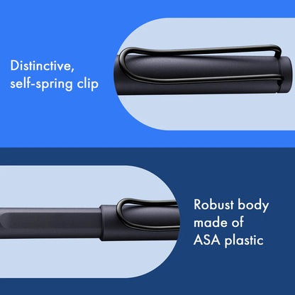 Lamy, Safari Tintenpatronenroller, Steel Black