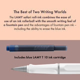 Lamy, Safari Tintenpatronenroller, White