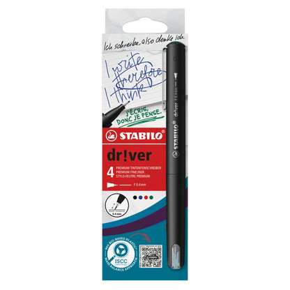 STABILO dr!ver F 4er Etui – Ansicht 1
