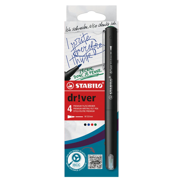 STABILO dr!ver M 4er Etui