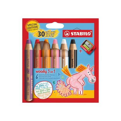 STABILO woody 3in1 6er ET/Sharp Unicorn – Ansicht 1