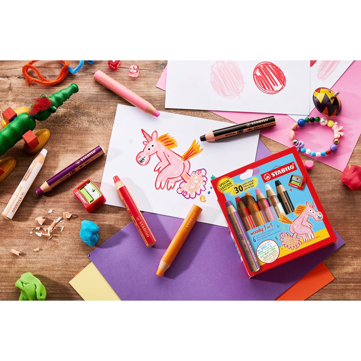 STABILO woody 3in1 6er ET/Sharp Unicorn – Ansicht 4