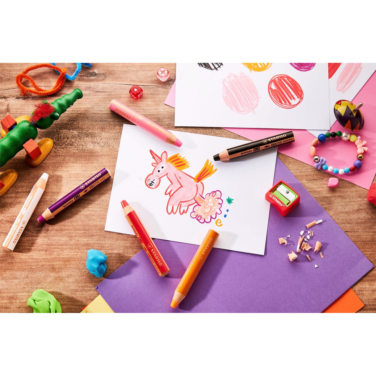 STABILO woody 3in1 6er ET/Sharp Unicorn – Ansicht 5