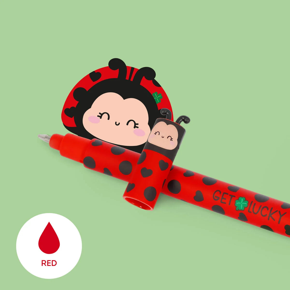 Legami Erasable Gel Pen Ladybug