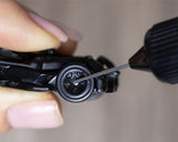 Octopus Nachfüllflaschen Set 50 ml mit Nadelkappe, naturfarben/schwarz