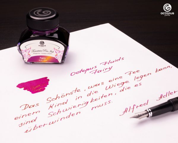 Octopus Fluids Füllhaltertinte Sheen Ink Kollektion Fairy Violett Ltd. Edt. 30 ml