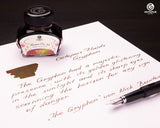 Octopus Fluids Füllhaltertinte Sheen Ink Kollektion Gryphon Braun mit Konverter 30 ml