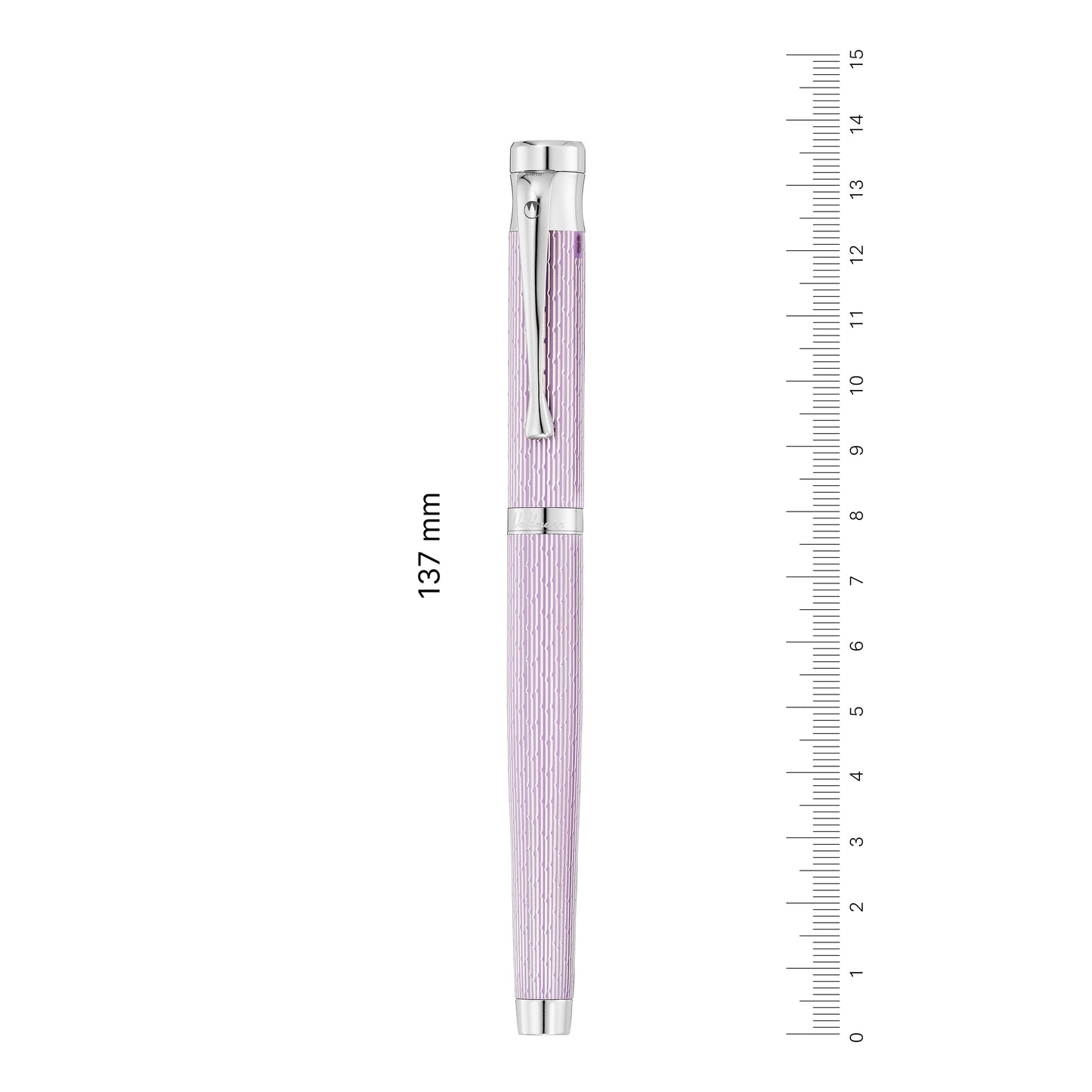 Waldmann, Tango fountain pen, Imagination, guilloche, purple