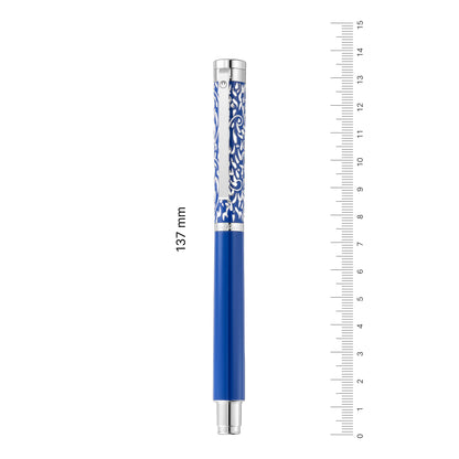 Waldmann, Füller Xetra Vienna Special Ed. Handgravur, 18K Feder, blau