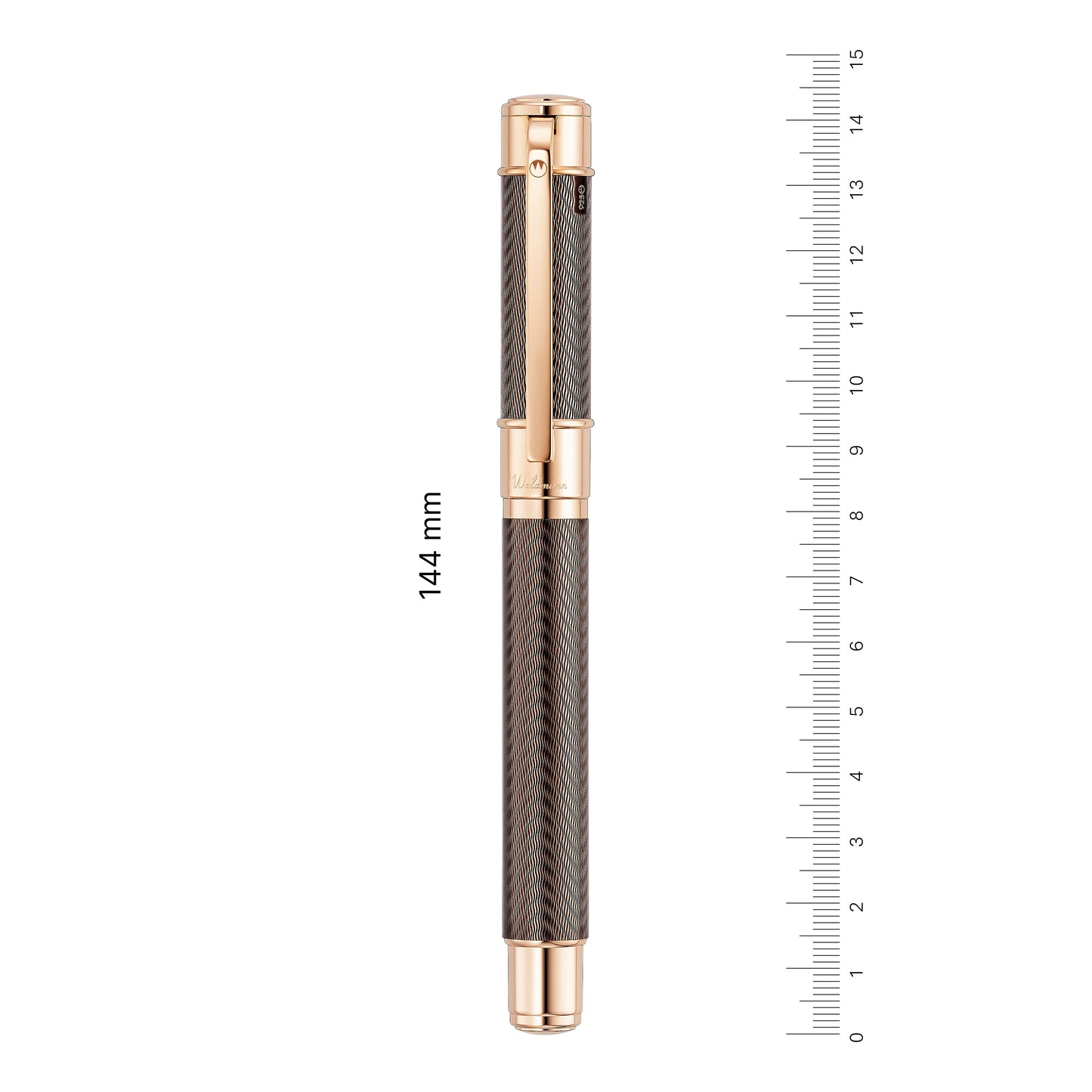 Waldmann Commander 25 Ltd. Edt. Fountain Pen, rose gold plated, 18K, brown